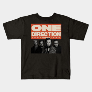 One Direction Red Album Cover Kids T-Shirt