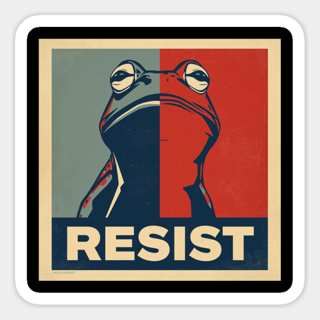 Portland-Frog Magnet by Creatifly Graphic Tees