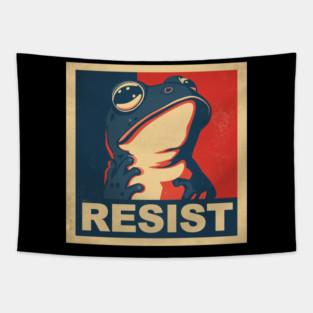 Portland-Frog Tapestry