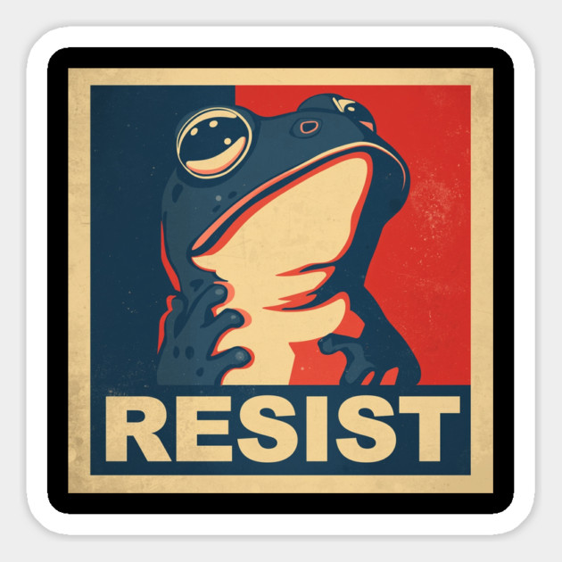 Portland-Frog Magnet by Creatifly Graphic Tees