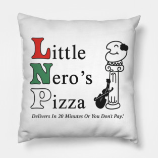 Little Nero’s Pizza – Home Alone Inspired Retro Logo Pillow