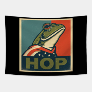 Portland-Frog Tapestry