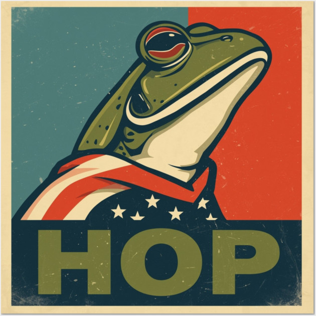 Portland-Frog Wall Art by Creatifly Graphic Tees