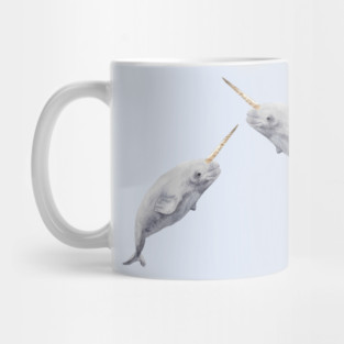 Baby Watercolor Narwhal Mug