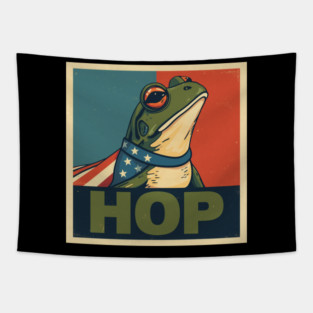 Portland-Frog Tapestry