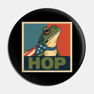 Portland-Frog Pin