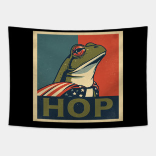 Portland-Frog Tapestry