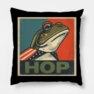 Portland-Frog Pillow