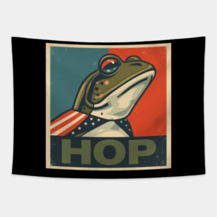 Portland-Frog Tapestry
