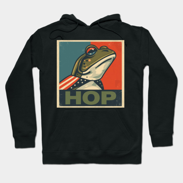 Portland-Frog Hoodie by Creatifly Graphic Tees