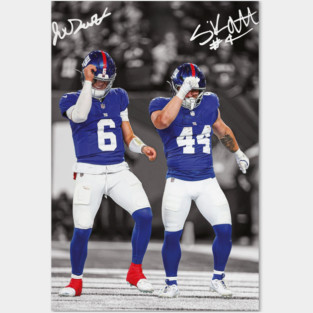 Vintage Jaxson Dart Cam Skattebo the most exciting duo Signature Posters and Art