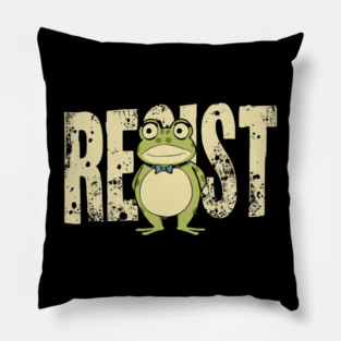 Portland-Frog Pillow