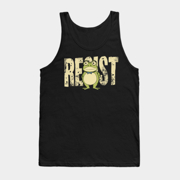 Portland-Frog Tank Top by Creatifly Graphic Tees