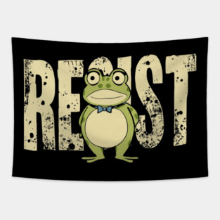 Portland-Frog Tapestry