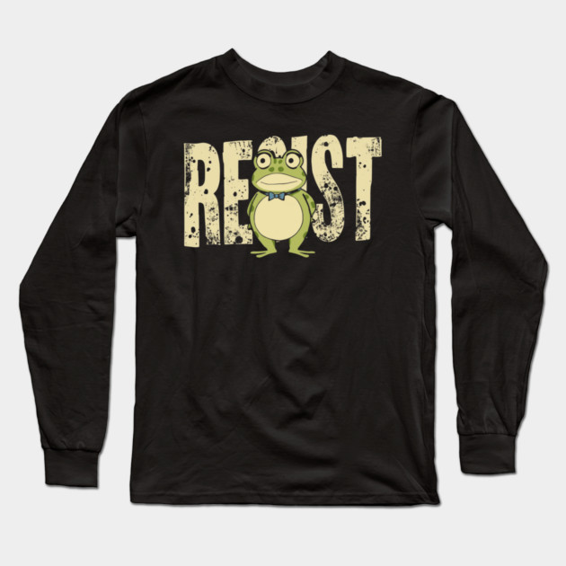 Portland-Frog Long Sleeve T-Shirt by Creatifly Graphic Tees