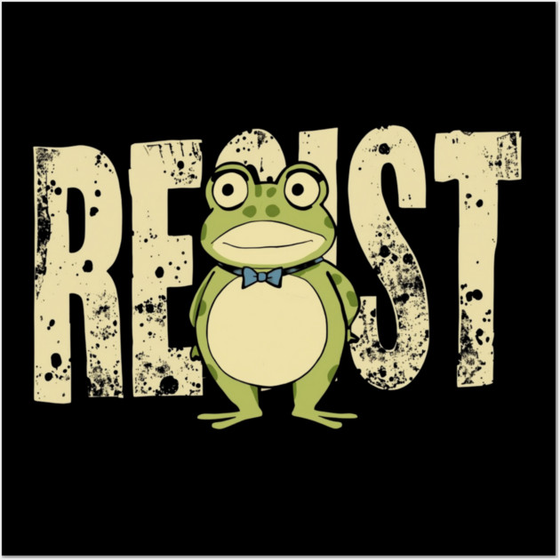 Portland-Frog Wall Art by Creatifly Graphic Tees