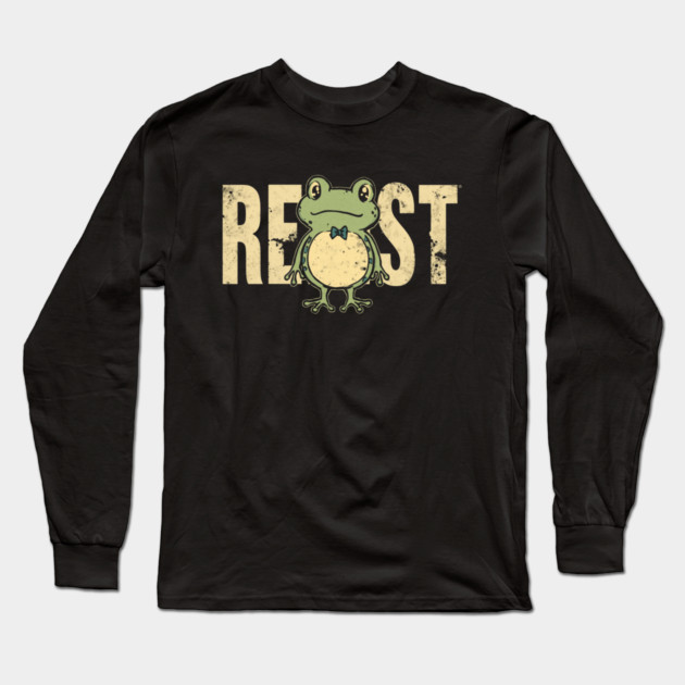 Portland-Frog Long Sleeve T-Shirt by Creatifly Graphic Tees