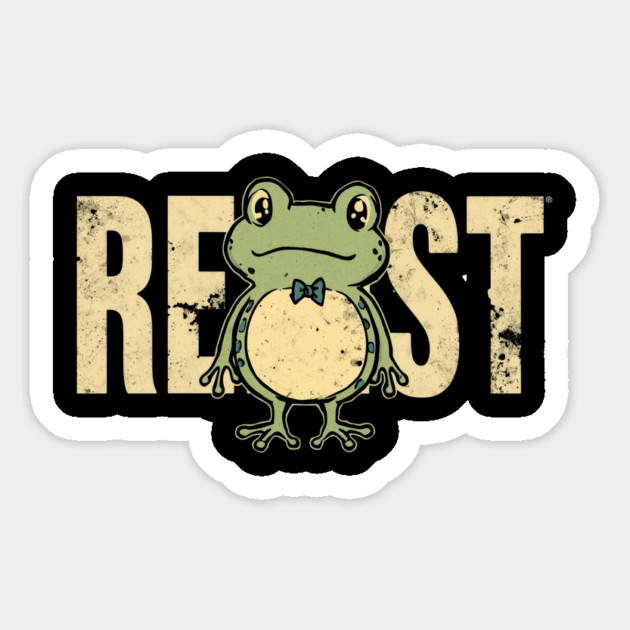 Portland-Frog Magnet by Creatifly Graphic Tees