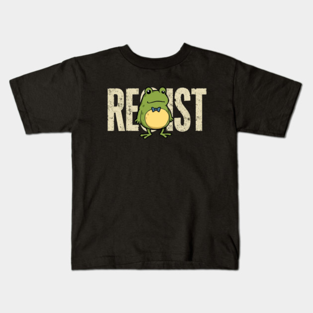 Portland-Frog Kids T-Shirt by Creatifly Graphic Tees