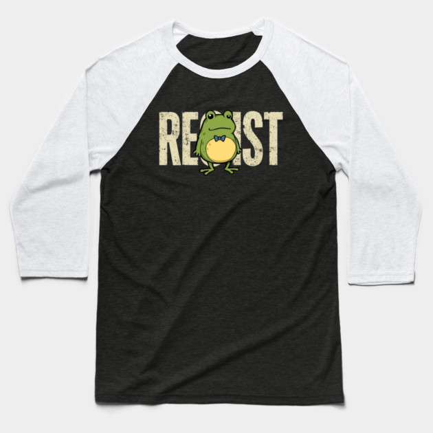 Portland-Frog Baseball T-Shirt by Creatifly Graphic Tees