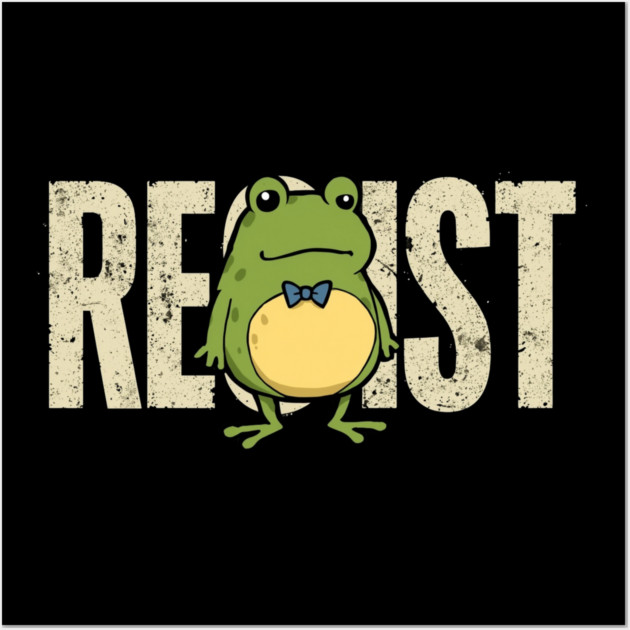 Portland-Frog Wall Art by Creatifly Graphic Tees