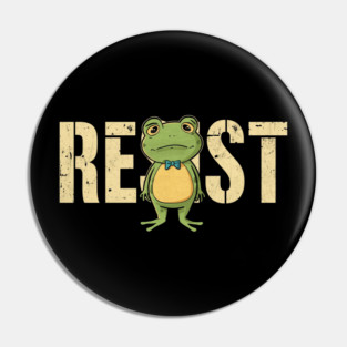 Portland-Frog Pin