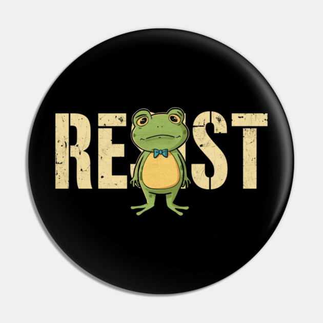 Portland-Frog Pin by Creatifly Graphic Tees