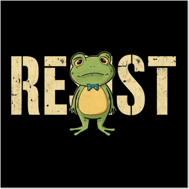 Portland-Frog Wall Art by Creatifly Graphic Tees