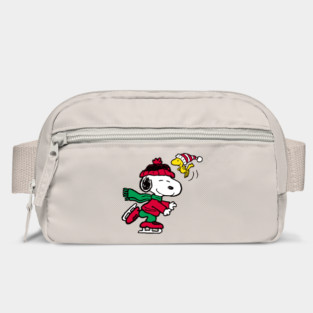 winter skating snoopy Bag