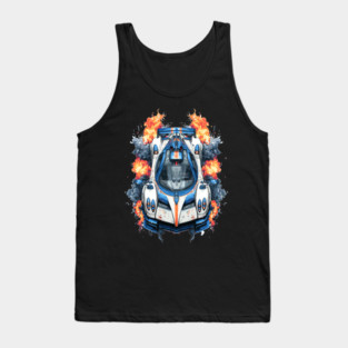 OPEL 3 Mecha Drift car Tank Top