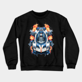 OPEL 3 Mecha Drift car Crewneck Sweatshirt
