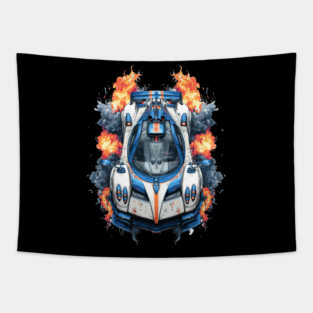 OPEL 3 Mecha Drift car Tapestry