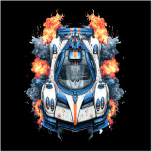 OPEL 3 Mecha Drift car Posters and Art