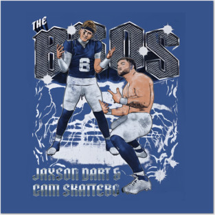 Jaxson Dart & Cam Skattebo New York G The Bros Posters and Art