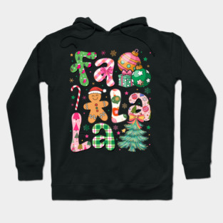 Falala Preppy Aesthetic Christmas Checkered Hoodie