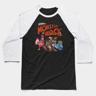 Cereal Monsters Of Rock Baseball T-Shirt