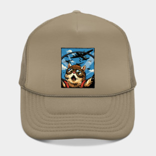 Cat Pilot Hat