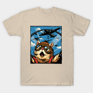 Cat Pilot T-Shirt