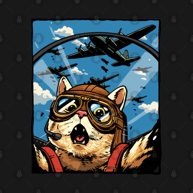 Cat Pilot by GoshWow®