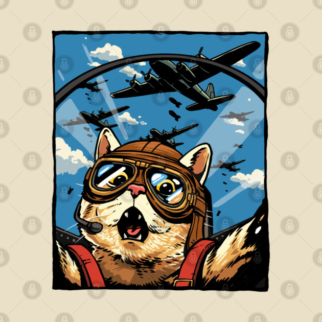 Cat Pilot by GoshWow®