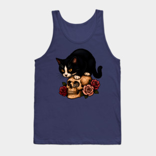 Curiosity and the Skull – Cat and Mouse Tank Top