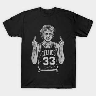 Larry Bird Middle Finger T-Shirt