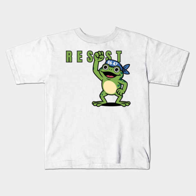Portland-Frog Kids T-Shirt by Creatifly Graphic Tees