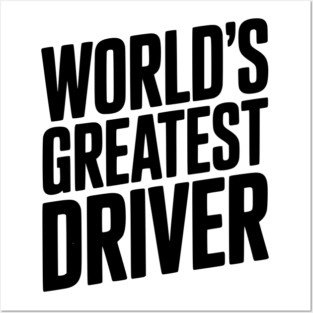 World’s Greatest Driver Posters and Art