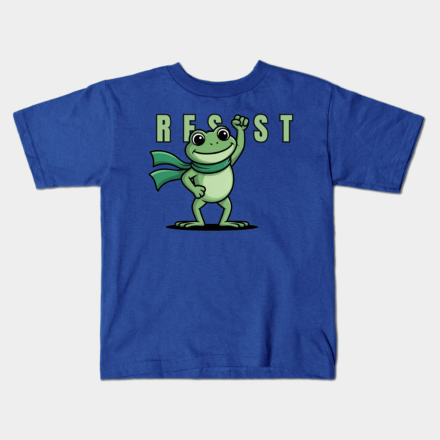 Portland-Frog Kids T-Shirt by Creatifly Graphic Tees