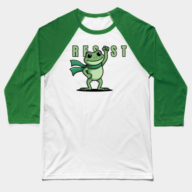 Portland-Frog Baseball T-Shirt by Creatifly Graphic Tees