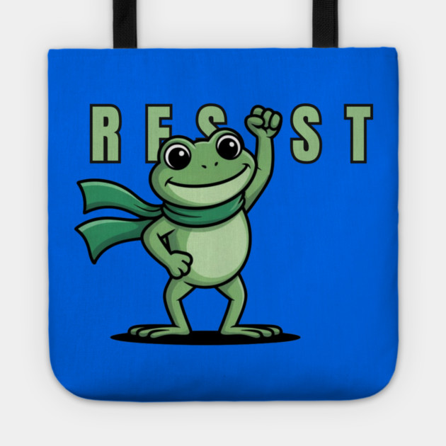 Portland-Frog Tote by Creatifly Graphic Tees