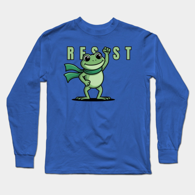Portland-Frog Long Sleeve T-Shirt by Creatifly Graphic Tees