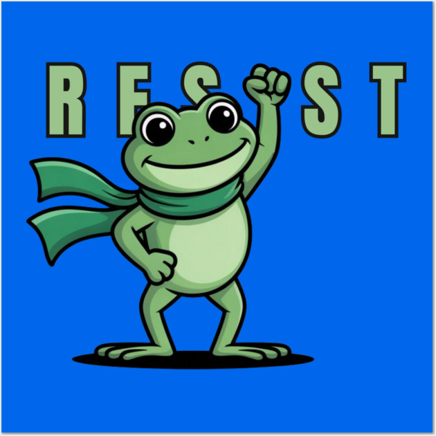 Portland-Frog Wall Art by Creatifly Graphic Tees