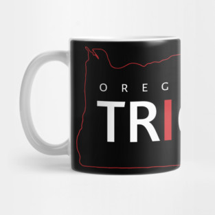 Oregon Trio Association Red Mug